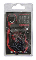 Крючки "Volzhanka Mixa Claw Teflon" # 4 (10шт/уп)