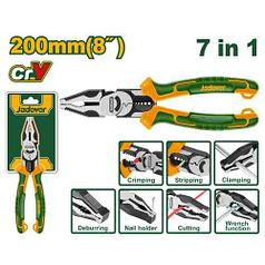 JDPL1778, Jadever, Мультифункциональные плоскогубцы 7в1, 200мм.