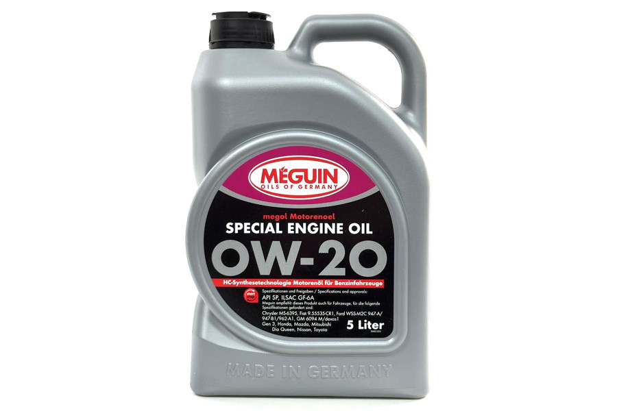 Масло моторное MEGUIN 0w20 5л. (6851), фото 1