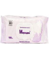 Салфетки дезинфицирующие Миродез, 100 шт, фото 1