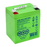 Батарея для UPS 12V   5.5Ah  WBR GP1255 F2  90x70x102mm GP1255 F2