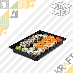 Упаковка для Суши "TOKYO" 1230ml / 211*140 H41mm (89/356) (5287)