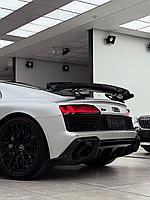 Карбоновый спойлер для Audi R8 (4S) 2019-2024+ Ауди антикрыло аэродинамический тюнинг