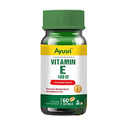 Витамин Е, 400 IU, Ayusri, 60 кап.