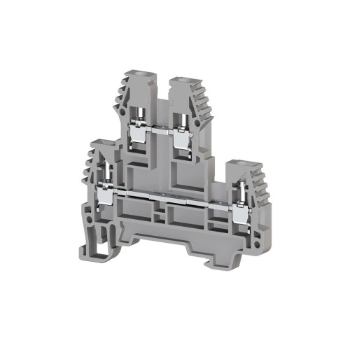 Клеммник 2-х ярусный, 2,5мм.кв. (оранжевый);  PIK2,5N, фото 1