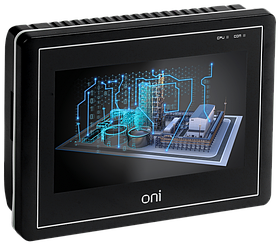 Панель оператора HMI ETG 7” Cortex A8 1024х600 RS485/232 24VDC IP65 ONI (резистивная)