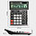 Калькулятор настольный DELI "1654" 12 разрядный, 190х147х38 мм, серый, фото 10