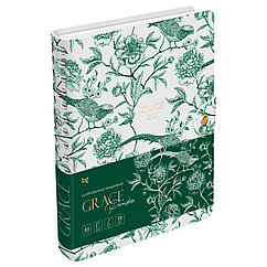 Ежедневник датированный 2026г., А5, 176л., мягкий переплет, экокожа, BG "Grace. Paradise", на гребне