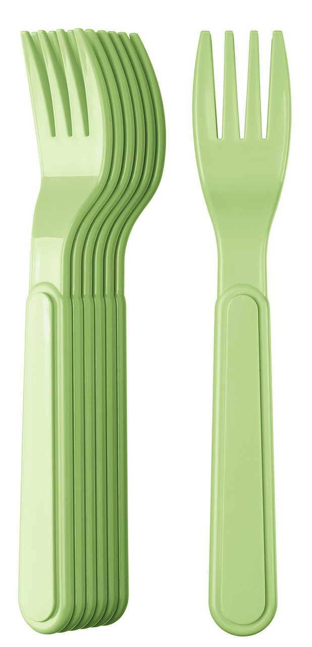 Комплект вилок 6шт. (салатовый)