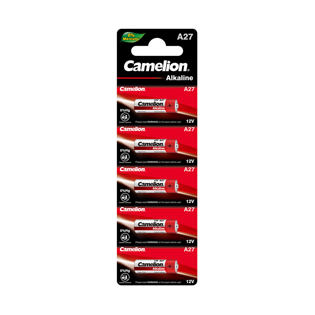 Батарейка CAMELION Alkaline A27-BP5, фото 1