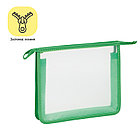 Папка для тетрадей 1 отделение А4 ArtSpace прозрачная/неон, пластик, на молнии, фото 2