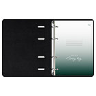 Тетрадь на кольцах А5, 120л., кожзам,  BG "Моно. Зеленый", фото 3