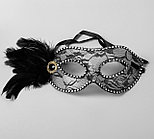 Карнавальная маска «Леди», с пером