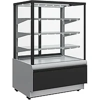 Витрина кондитерская Полюс KC70 VM 0,9-1 9006-9005 (ВХСв-0,9д Carboma Cube)