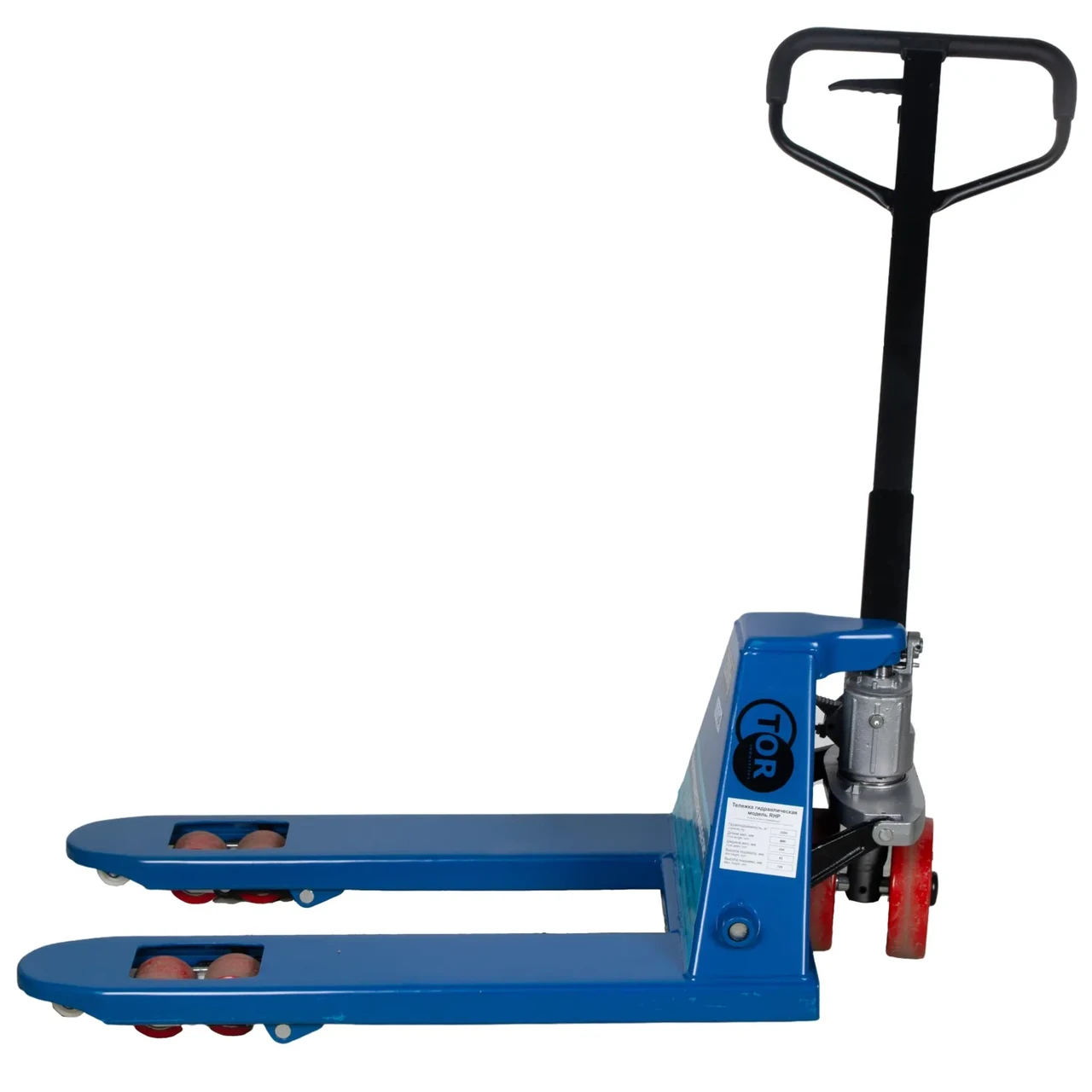 Тележка гидравлическая 2500 кг 800 мм TOR RHP (ПУ колеса), 118258, фото 1