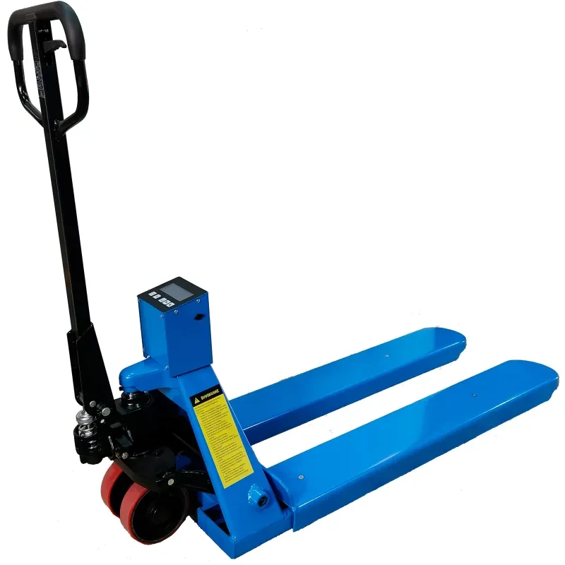 Тележка гидравлическая 2500 кг 1150 мм TOR CBY-CW2 с весами (ПУ колеса), фото 1