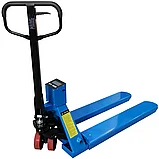 Тележка гидравлическая 2000 кг 1150 мм TOR CBY-CW2 с весами (ПУ колеса), фото 5