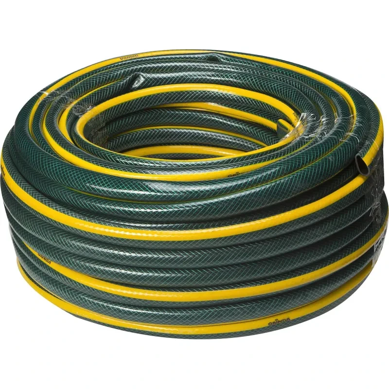 Шланг поливочный GRINDA STANDARD 3/4 50 м 15 атм трехслойный армированный, фото 1