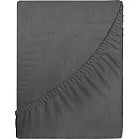Простыня на резинке 140х200 борт 20, Сатин Verossa Graphite