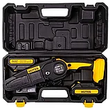 Пила цепнаяЭлектропила аккумуляторная МИНИ Huter ELS-20-Li-2КЕА+(70/10/23), фото 9