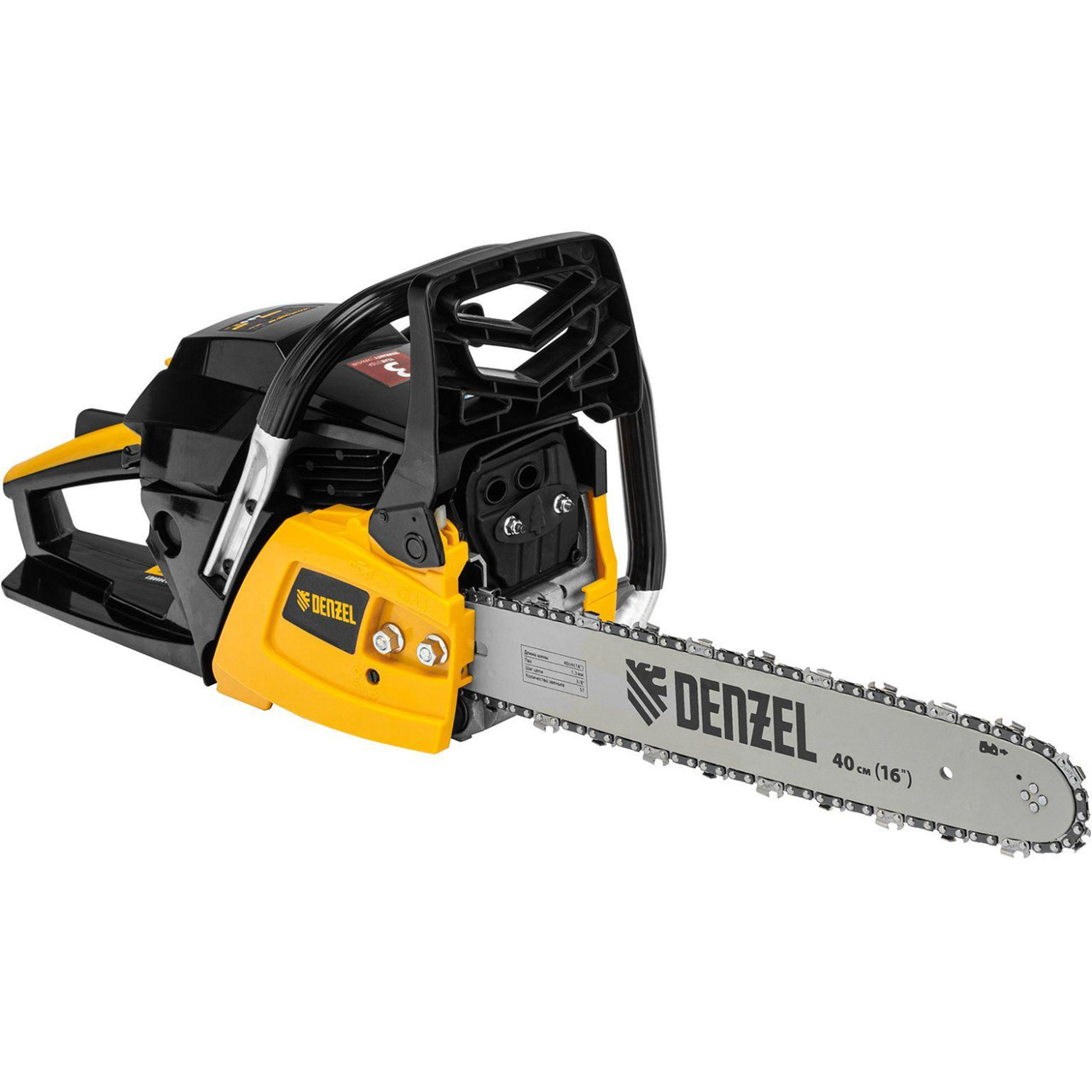 Пила цепная бензиновая DENZEL DGS-4516 (шина 40 см, 57 зв.) (95230), фото 1