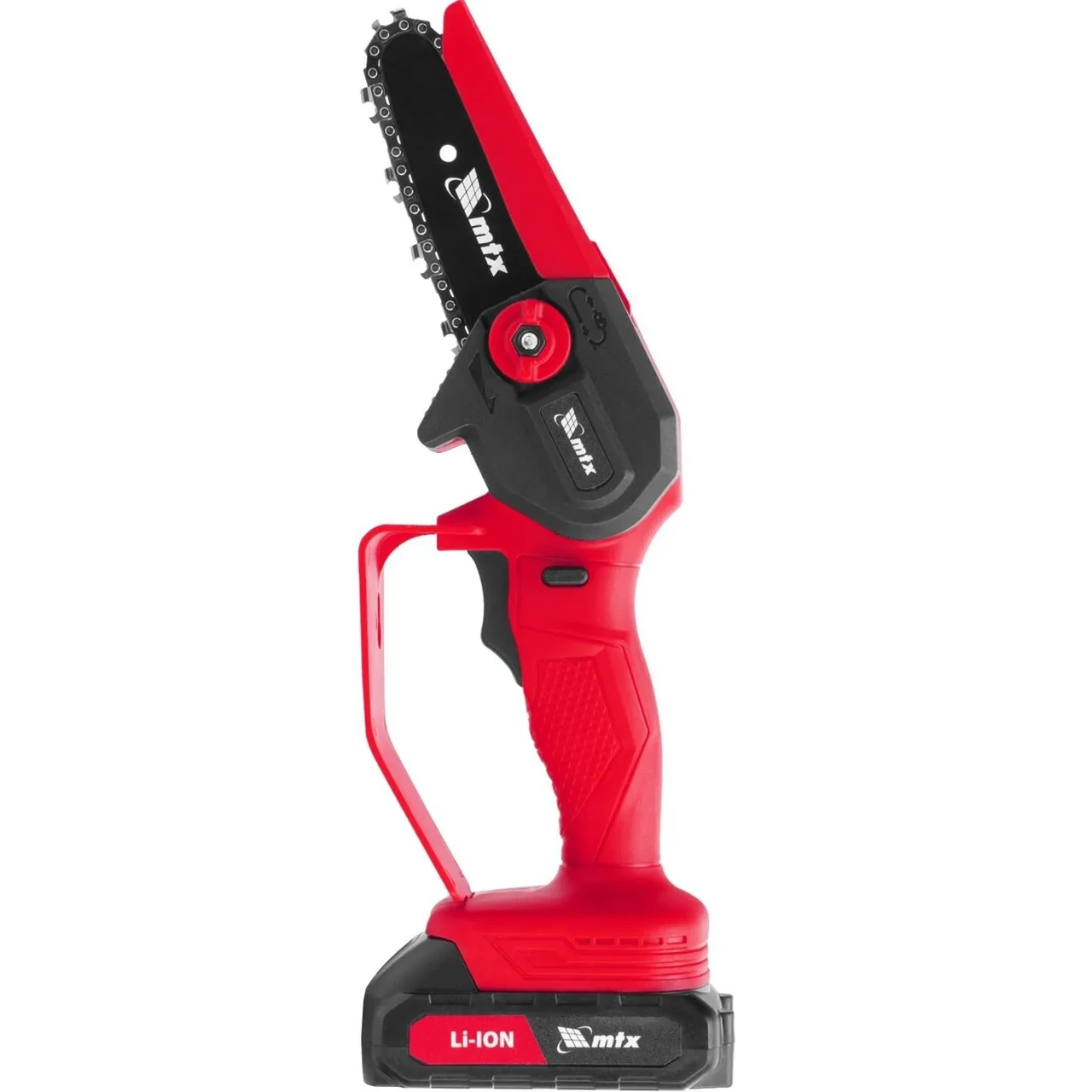 Пила цепная аккумуляторная мини MTX MCS-100, Li-Ion, 20 В (58640), фото 1