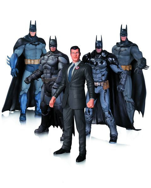 DC Collectibles "Batman Arkham Asylum" - набор из 5 фигурок Бэтмена