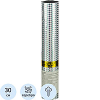 Хлопушка пневм. в пластиковой 30см тубе Серебряное конфетти 109878