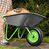 Тачка садовая 1-колесная облегченная, 65 л, 90 кг, Сибртех 689615, фото 7