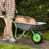 Тачка садовая 1-колесная облегченная, 65 л, 90 кг, Сибртех 689615, фото 8