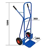 Тележка грузовая Стелла-техник КГ-3 пневмо 255 грузоподъемность 200кг, фото 2