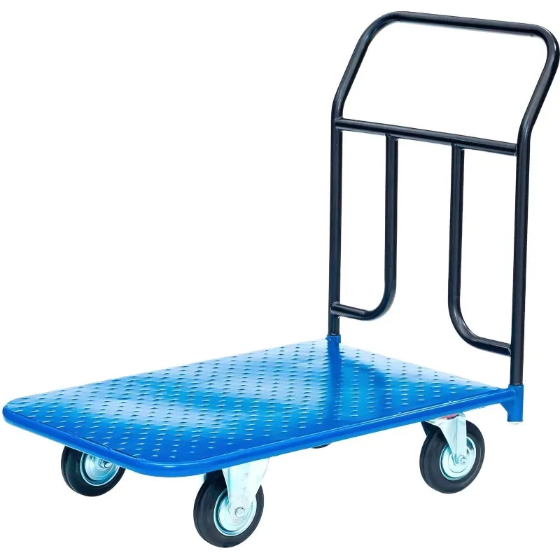 Тележка платформенная Стелла-техник КП-350-200-К (600х1200), до 550кг, фото 1