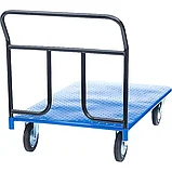 Тележка платформенная Стелла-техник КП-500-160-К (800х1200), до 400кг, фото 4