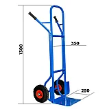 Тележка грузовая Стелла-техник КГ-250-PU-1120-255 грузоподъемность 250кг, фото 3