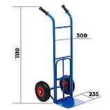 Тележка грузовая Стелла-техник КГ-150-PU-1120-255 грузоподъемность 150кг, фото 3