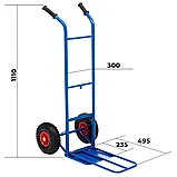 Тележка грузовая Стелла-техник КГ-150-пневмо-255 грузоподъемность 150кг, фото 3