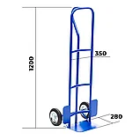 Тележка грузовая Стелла-техник КГ-3-1-200-И грузоподъемность 200кг, фото 7