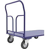 Тележка платформенная складная ручка, зацеп. ТПСР 2 М (600х900), d 125мм, фото 3
