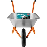 Тачка садовая одноколесная СИБИН СТ-11 65 л 90 кг, фото 2