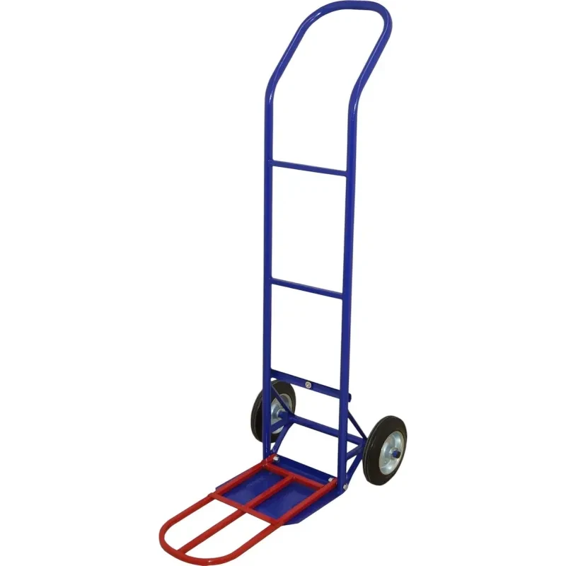 Тележка грузовая с дополнительной полкой КГ 150 П колеса ф 200 литые, фото 1