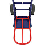 Тележка грузовая с дополнительной полкой КГ 150 П колеса ф 200 литые, фото 5