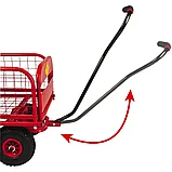 Тачка DDE Трансформер 200 ручная четырехколесная с бортами, фото 2