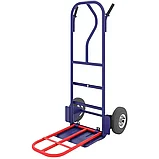 Тележка грузовая с доп полкой КГ 250 П колеса пневмо D250мм RUSKLAD, фото 2