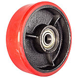 Колесо 160х50 мм с подшипником для тележек гидравлических 1001403, фото 2