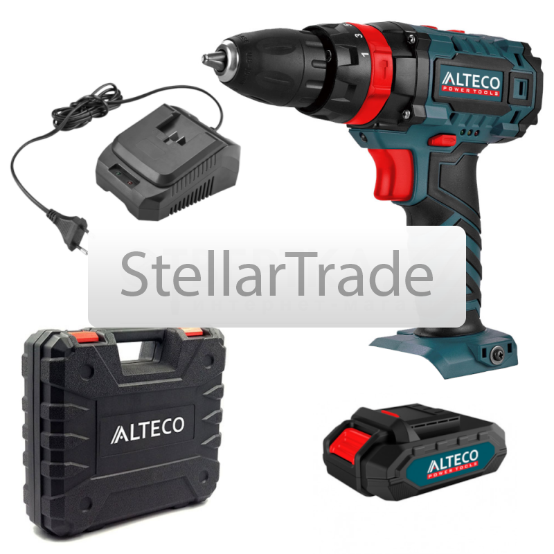 Дрель-шуруповерт ALTECO CID 0414 (CID 1610.1) / 16V 27171