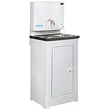 Умывальник дачный Topfort ELEGANT с подогревом 17л, нерж. мойка, белый, фото 3