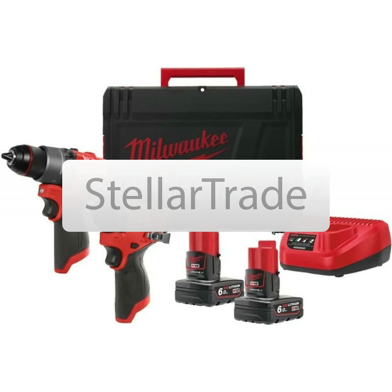 Набор инструментов Milwaukee M12 FPP2A2-602X 4933480588