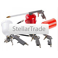 Набор пневмоинструмента ECO SGK-5 (5 предметов,верх. бак)