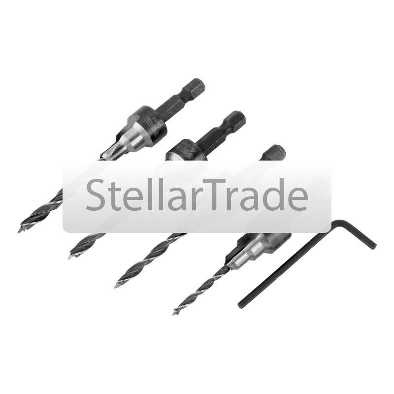 Набор сверл под конфирмат Denzel 704240