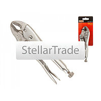 Зажим с фиксатором 180мм изогнутые губки PRO STARTUL (PRO-6051-01)